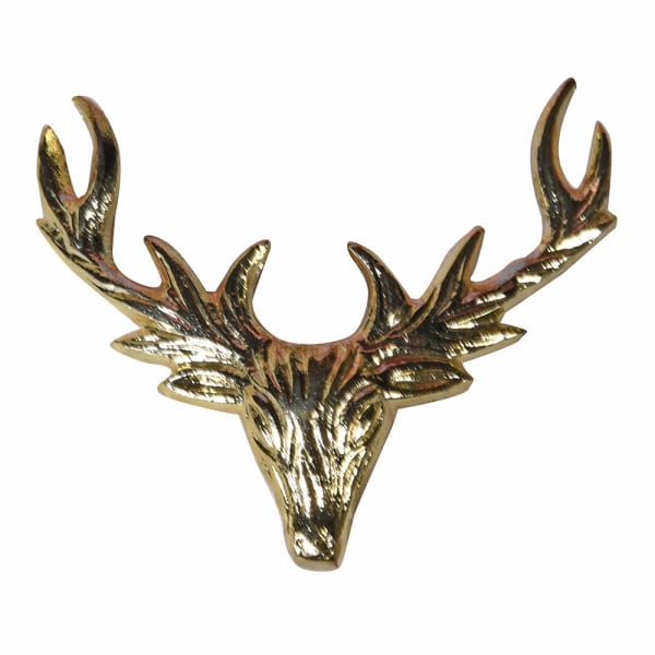 Stag Candle Pin Antique Brass