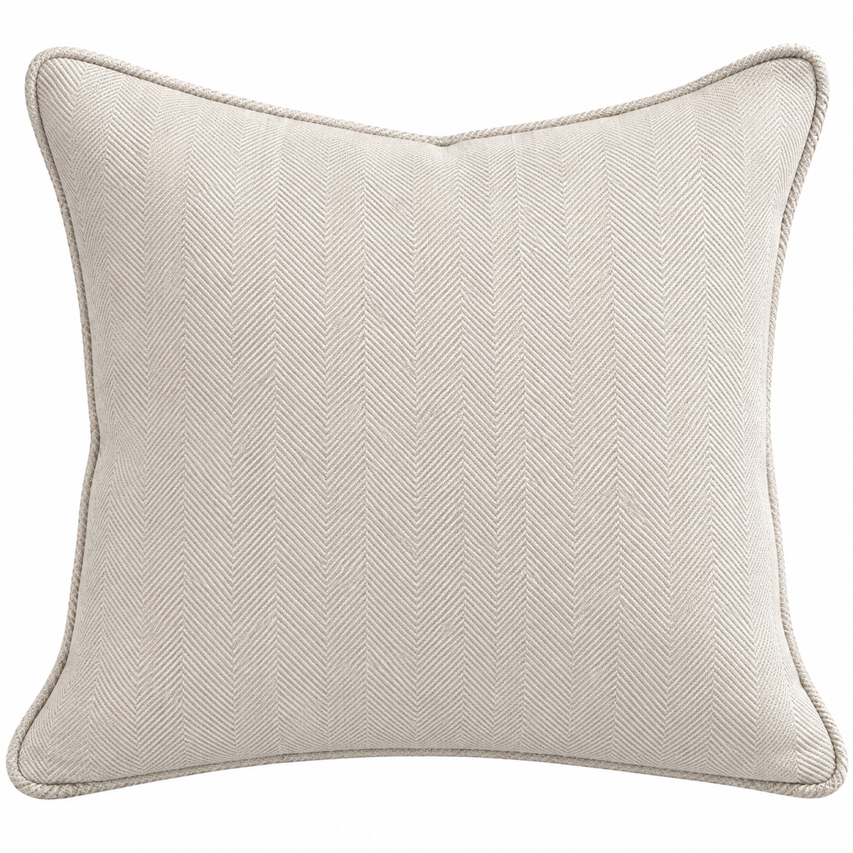 Ecru Herringbone
