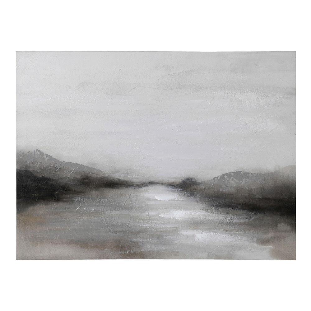 Abstract Echo Lake painting