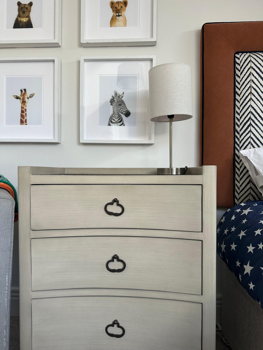 Aurora 3 Drawer Bedside