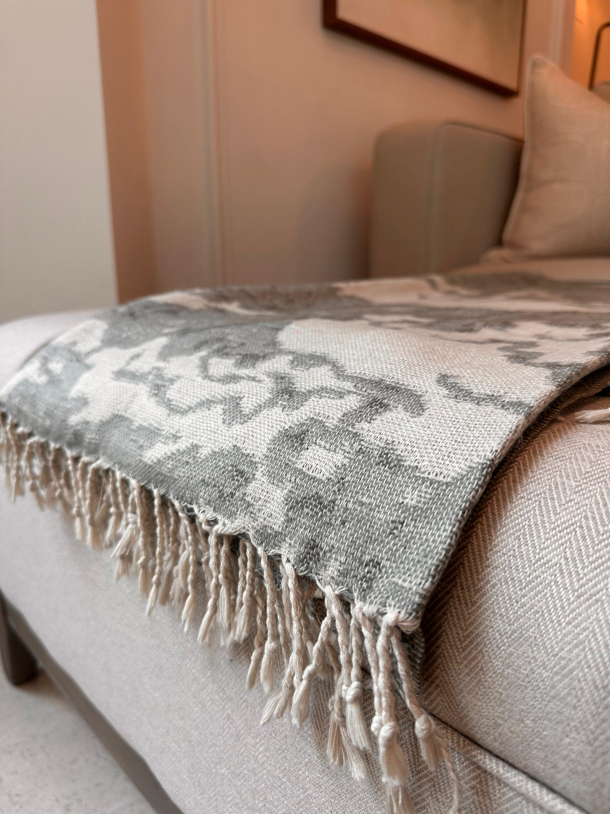 Waves Cotton Throw
