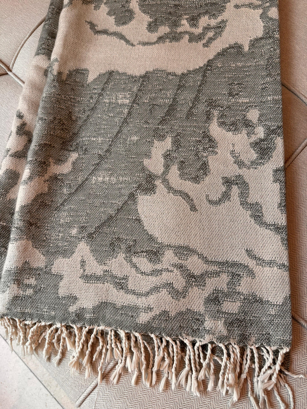 Waves Cotton Throw
