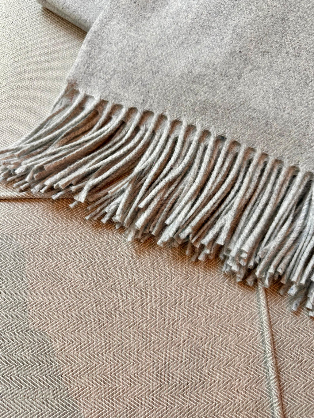 Wool Fringed Throw