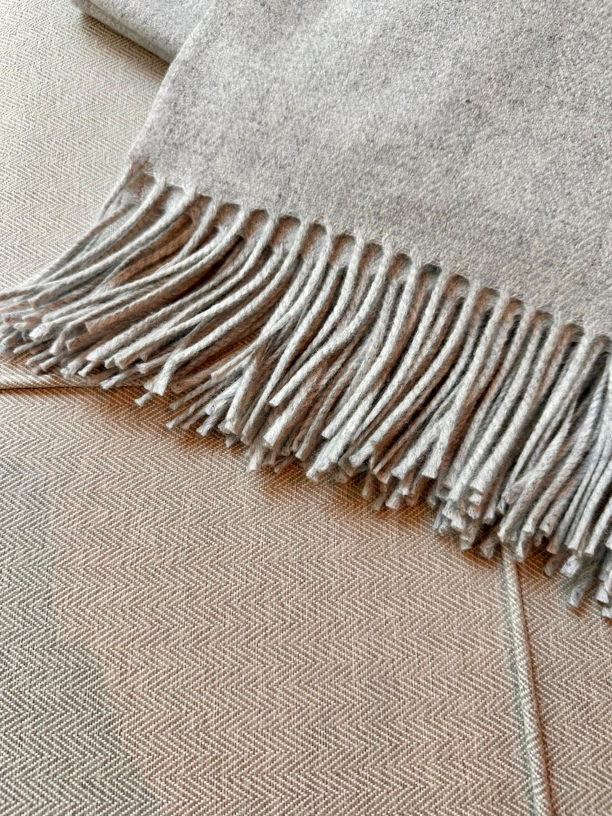 Wool Fringed Throw