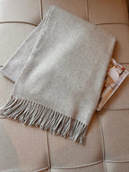 Wool Fringed Throw
