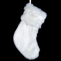 White Faux Xmas Stocking