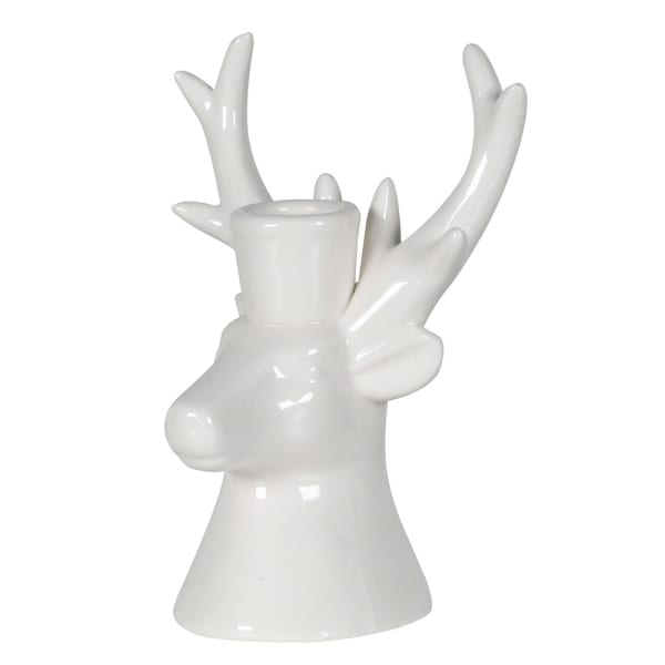 White Porcelain Candle Holder