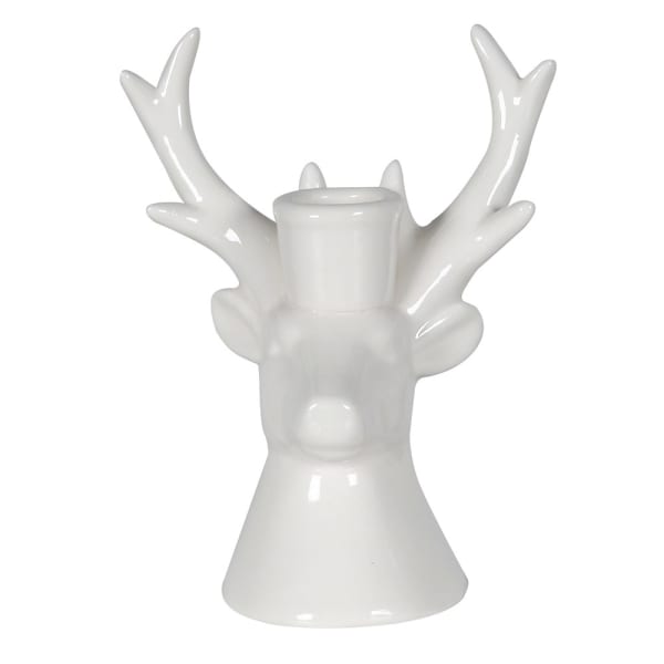 White Porcelain Candle Holder