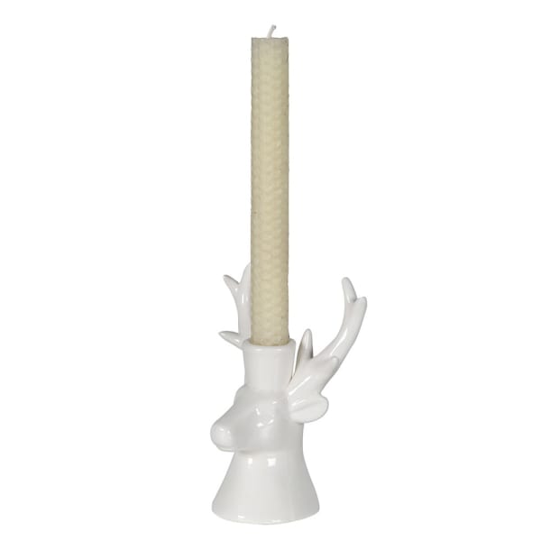 White Porcelain Candle Holder