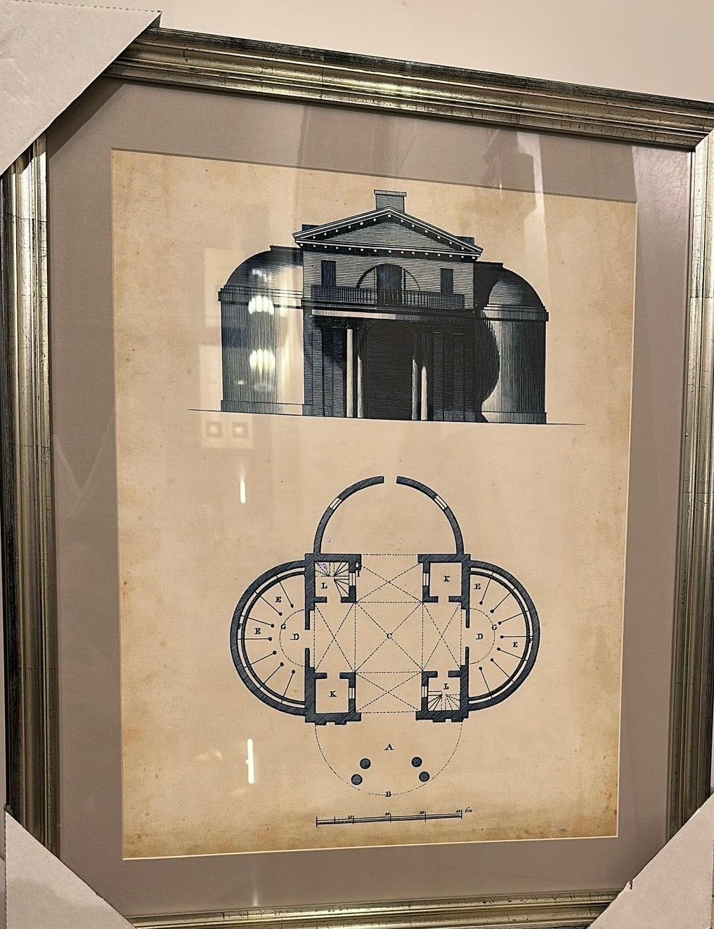 George Architectural Blue IV (50 x 60cm)
