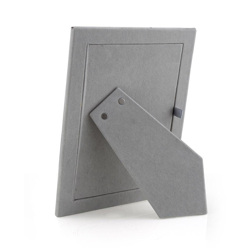 Grey Shagreen & Silver Frame