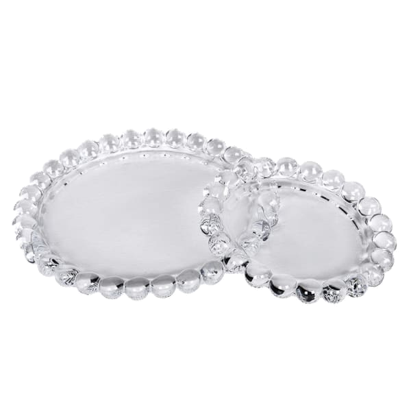 Set of 2  Edge Candle Plates