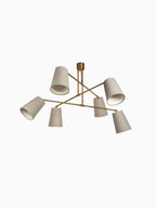 Andromeda antique brass chandelier