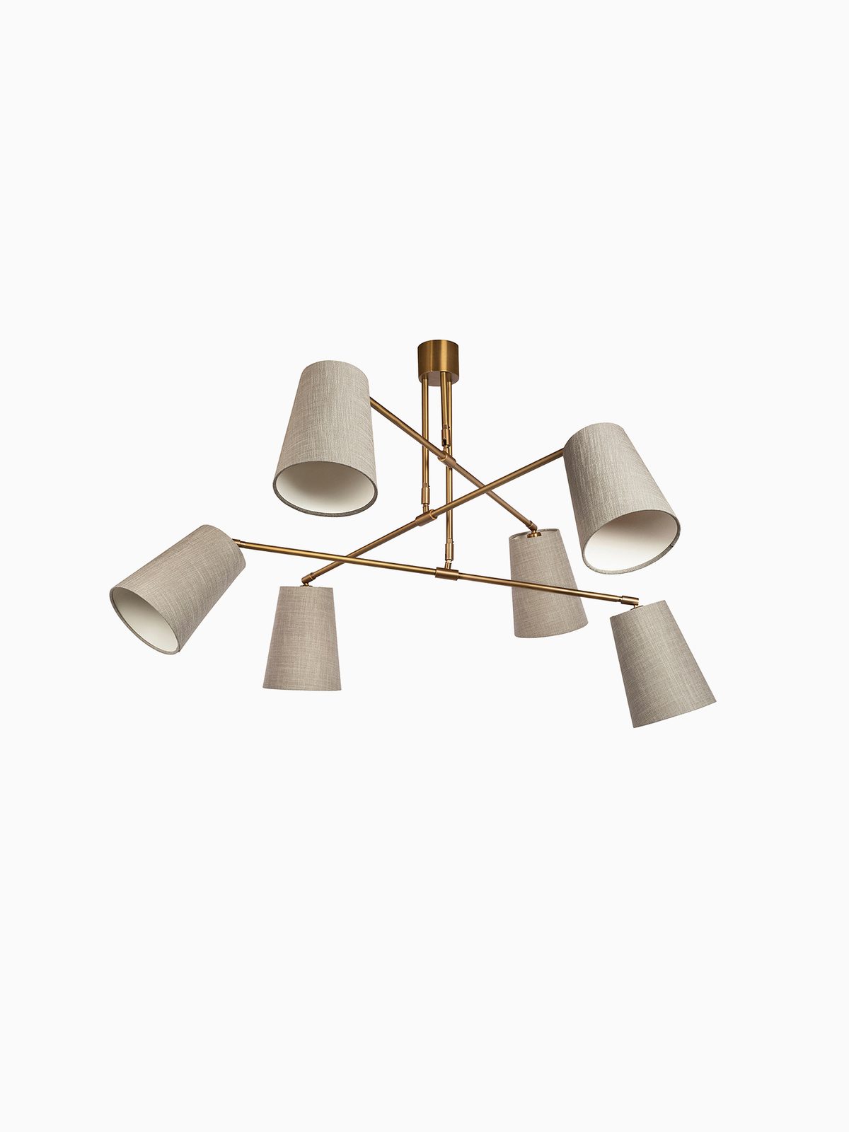 Andromeda antique brass chandelier
