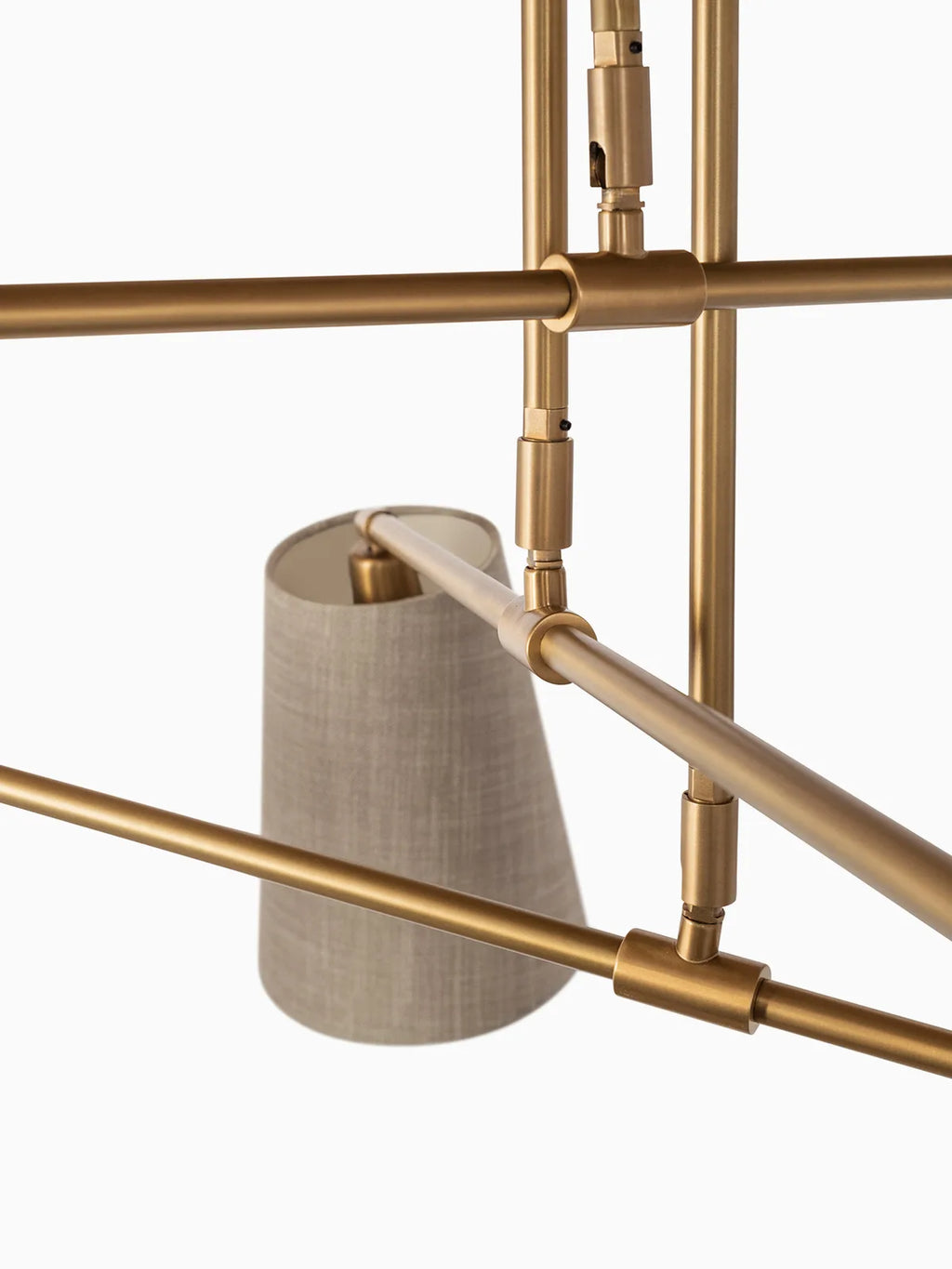 Andromeda chandelier swivel shade detail