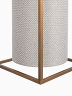 Derwent rectangle pendant brass frame detail