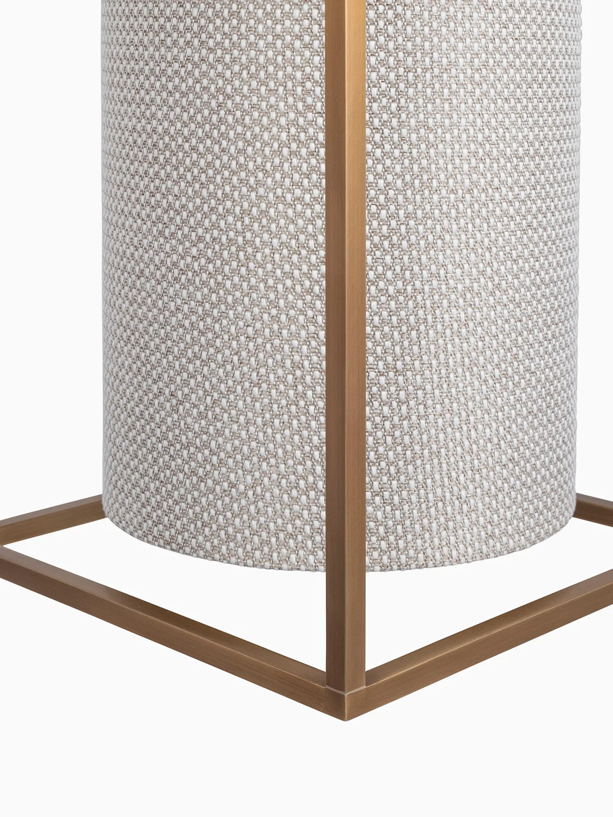 Derwent rectangle pendant brass frame detail