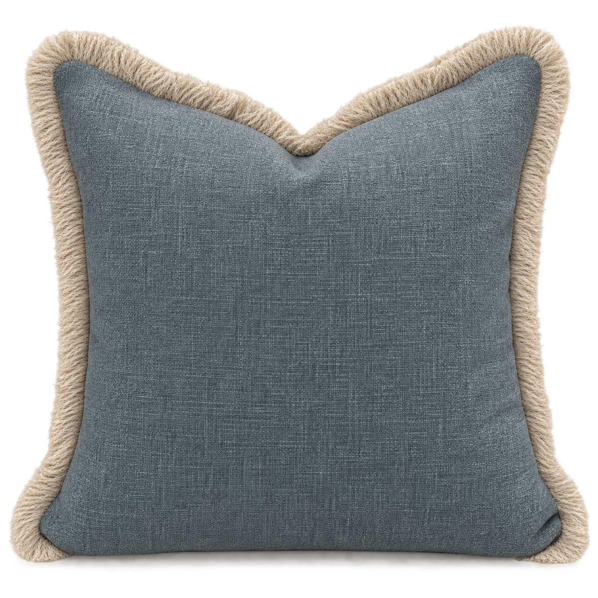 Apollo Slate Blue with brushed fringe