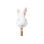 Coat hanger head white rabbit w/box