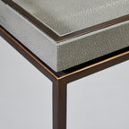 Collins Console Table - Dove Shagreen