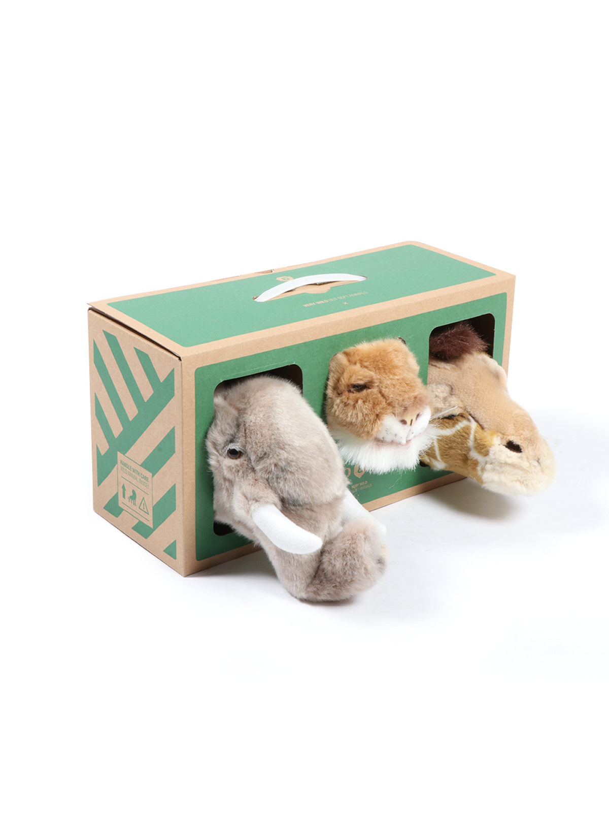 Safari box: set of 3 heads