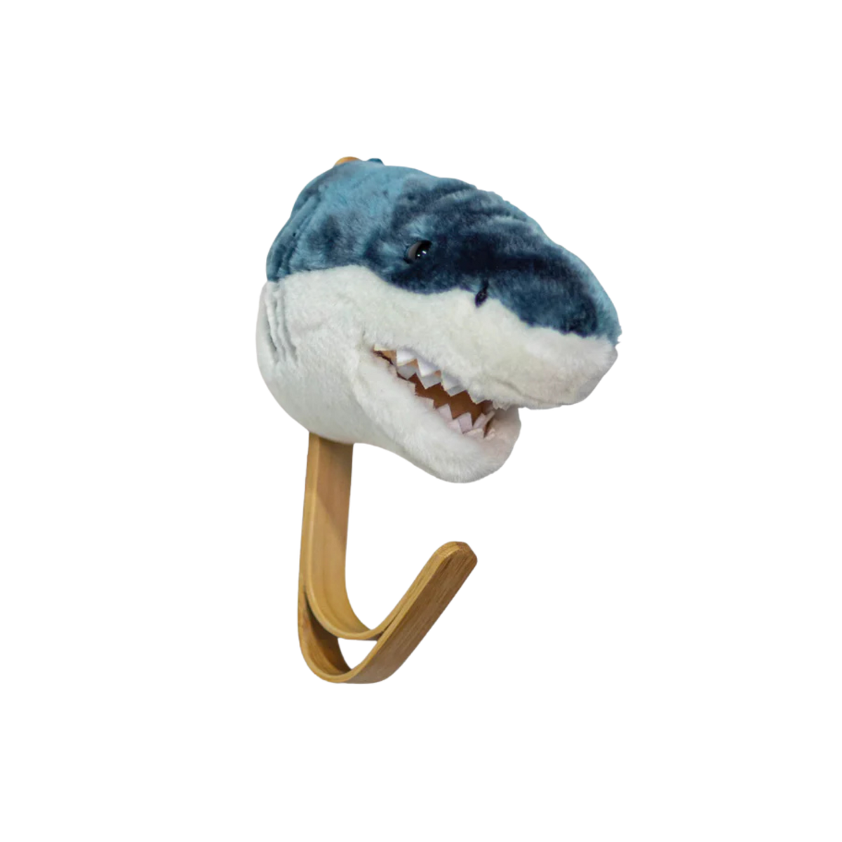 Coat hanger head blue shark w/box
