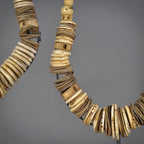 Set of 2 White Shell Coin Necklace