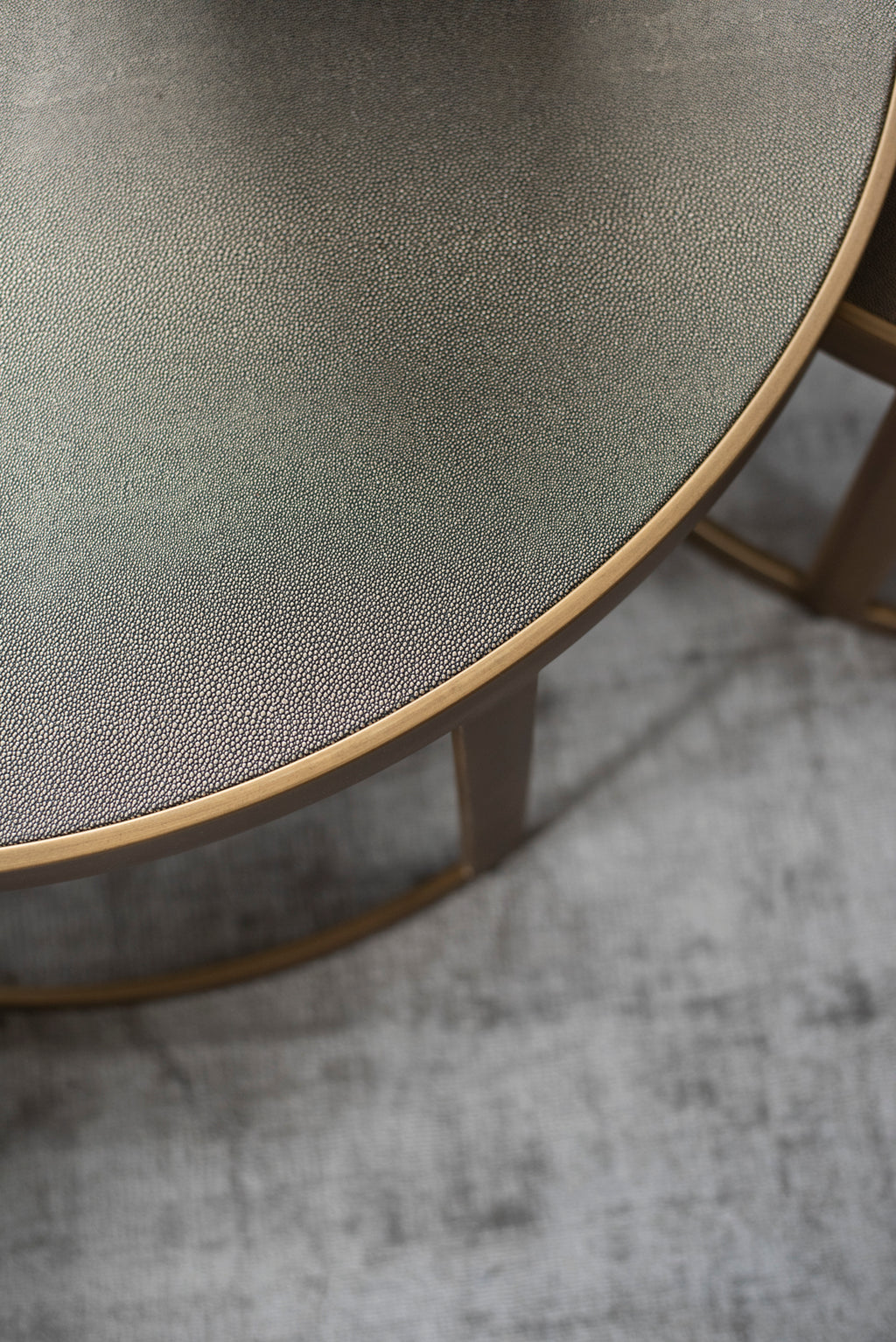Shagreen Coffee Nested Tables