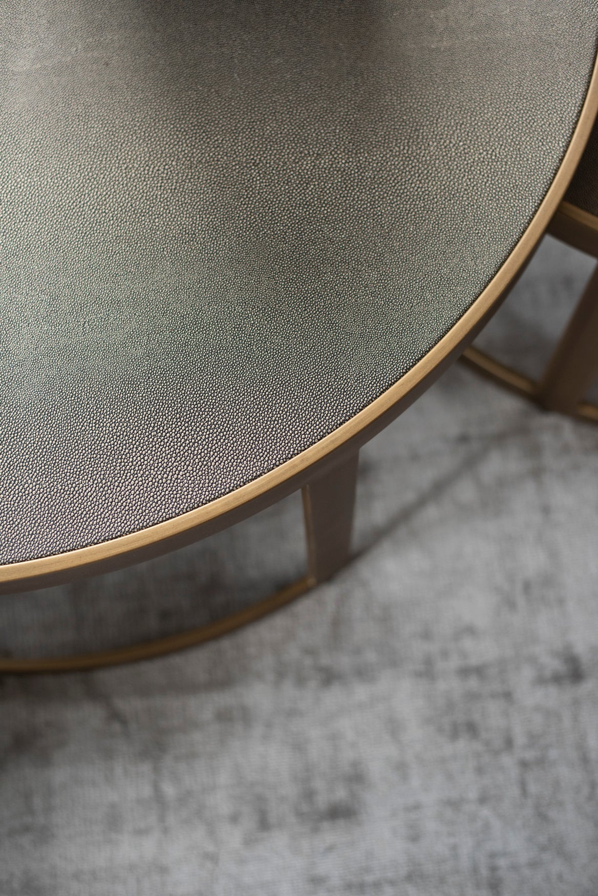 Shagreen Coffee Nested Tables