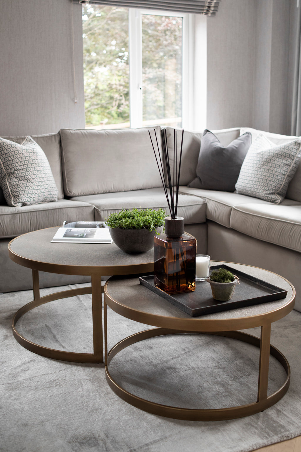Shagreen Coffee Nested Tables