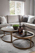 Shagreen Coffee Nested Tables