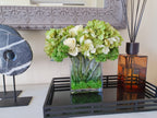 Lime Blossom Trio in Glass