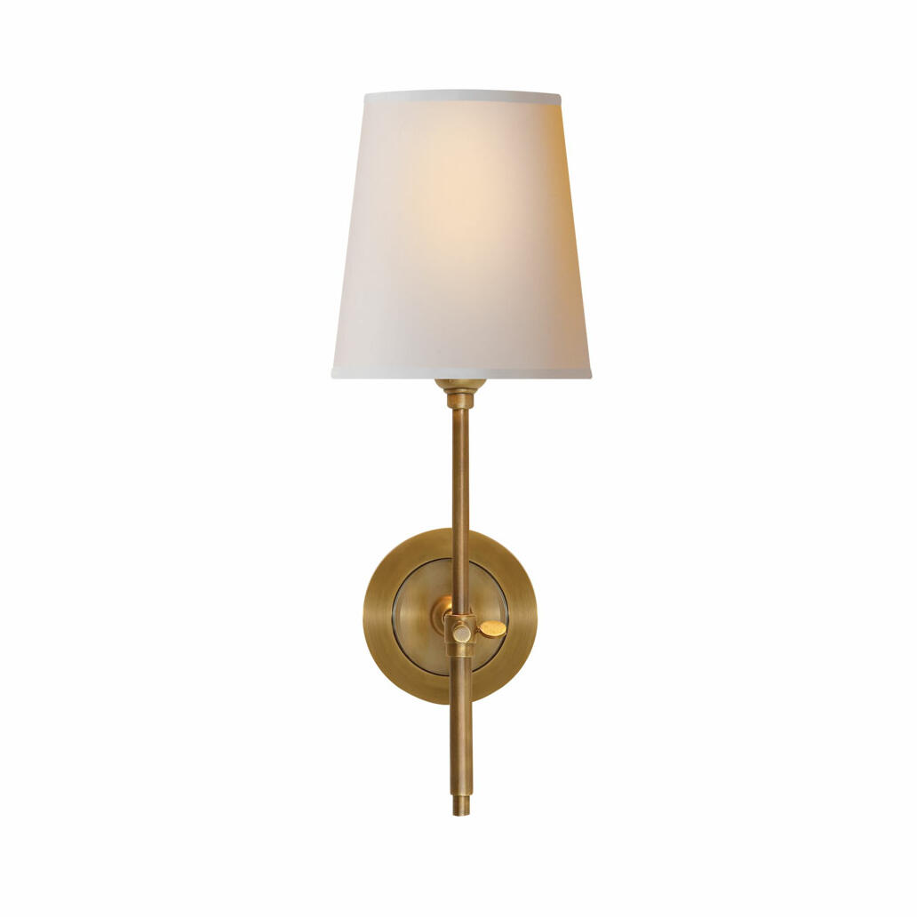 Bryant Wall Light - Hand-Rubbed Antique Brass