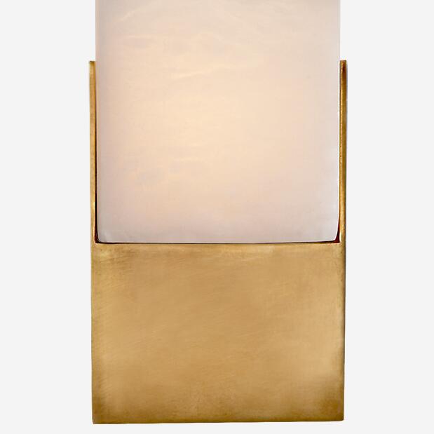 Covet Wall Light in Antique Brass