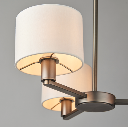 Darby 3 Arm Pendant in Antique Bronze