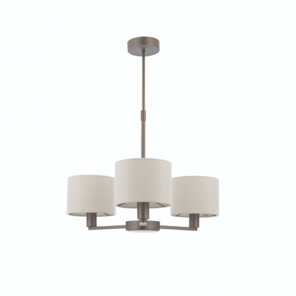 Darby 3 Arm Pendant in Antique Bronze