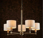 Inara  5 Arm Pendant in Aged Bronze