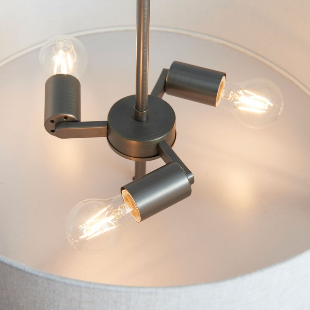 Hayley Pendant in Brushed Bronze