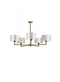 Holt 5 Arm Antique Brass Chandelier