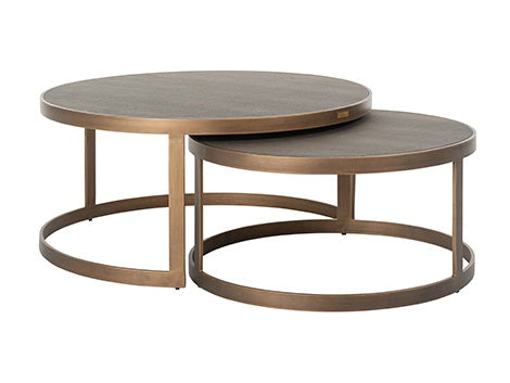 Shagreen Coffee Nested Tables
