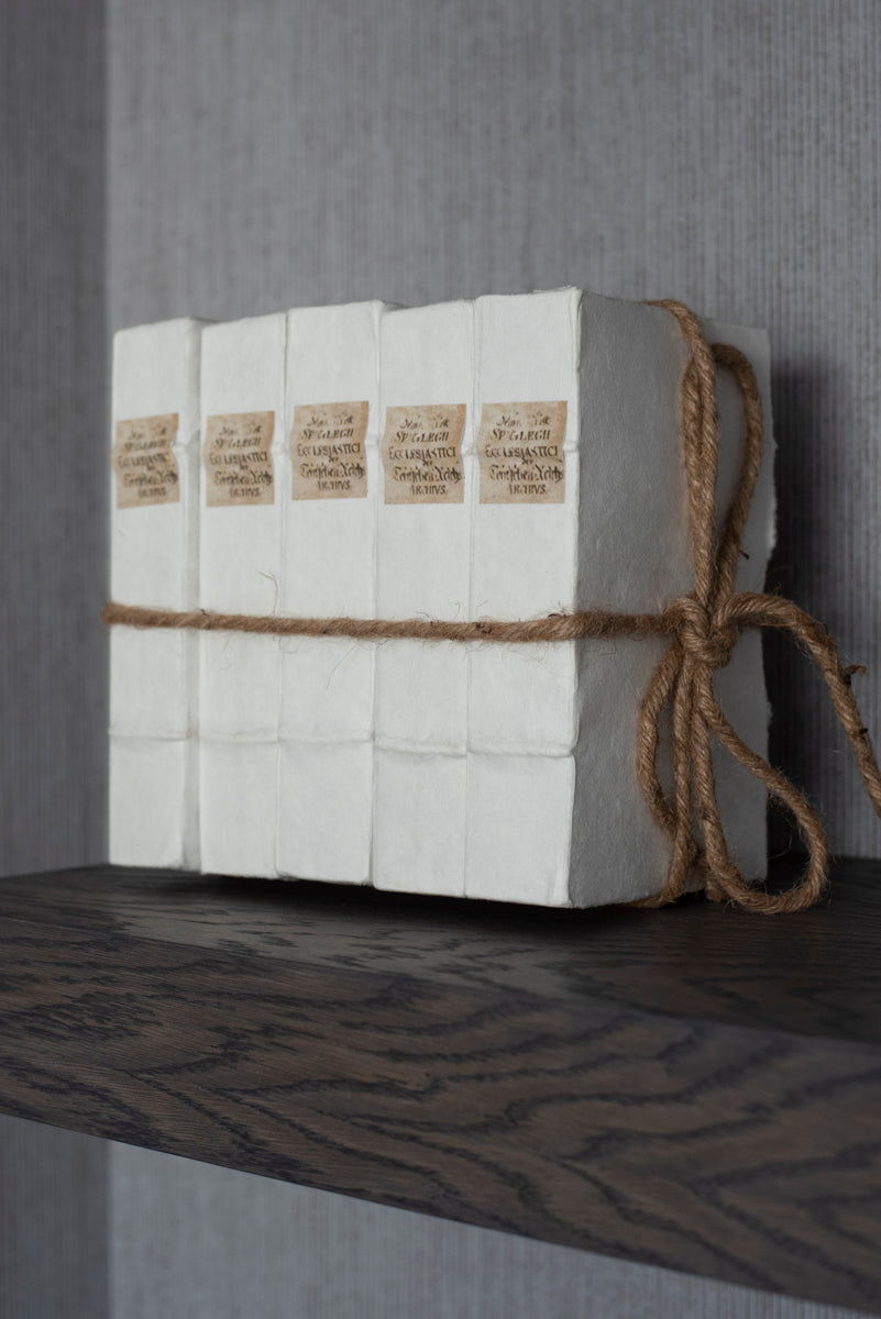Small 17TH Century Books (Set OF 5)