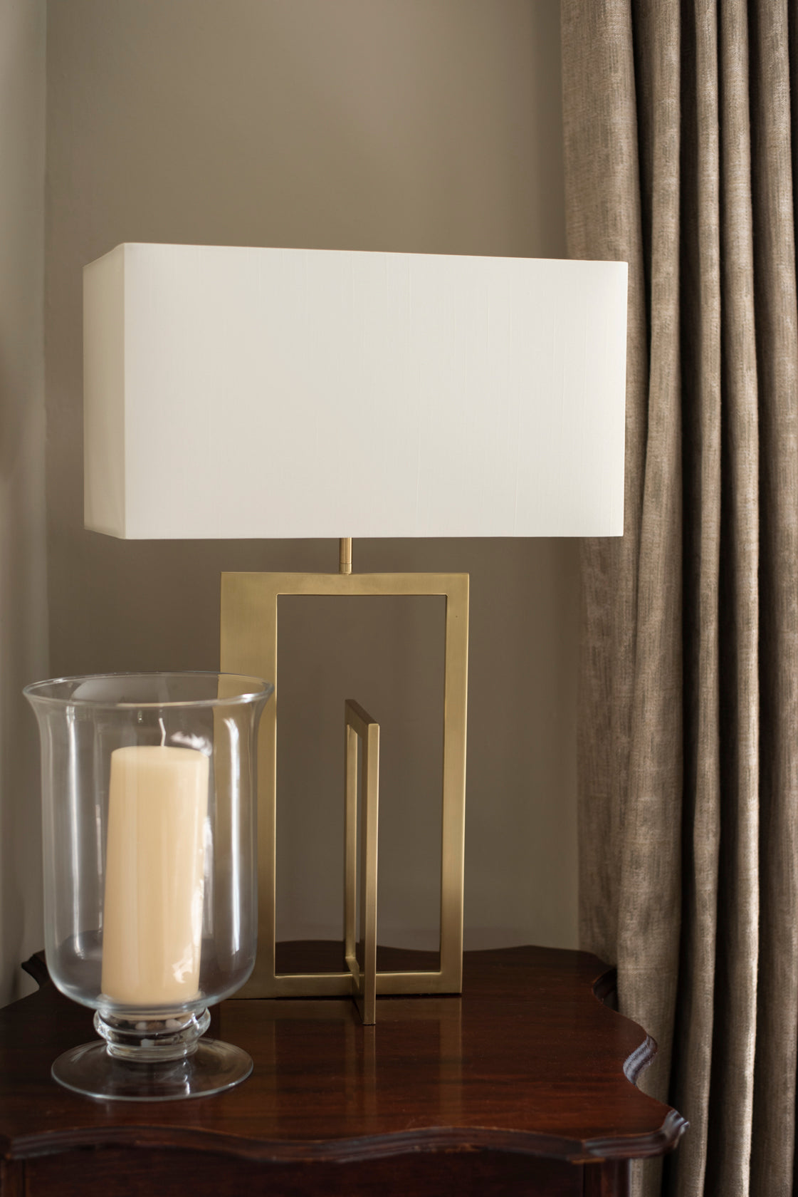 Kenley Antique Brass Table Lamp