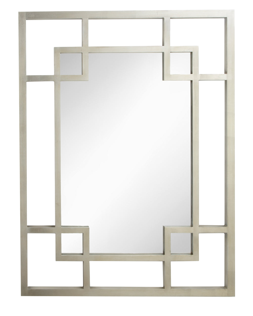 Carn Silver Leaf Mirror