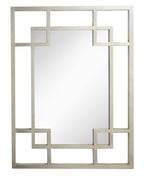 Carn Silver Leaf Mirror
